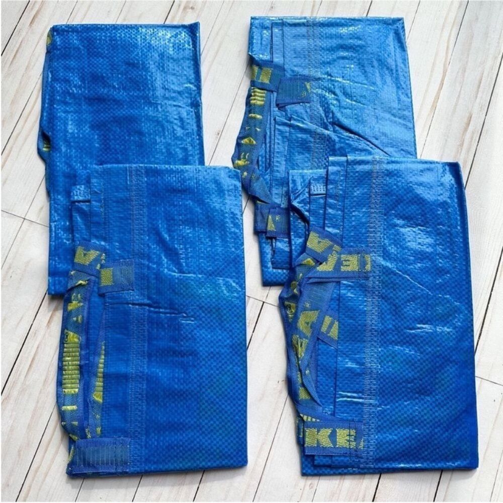 IKEA (Set of 5) NWT Frakta Shopping Bag Large Size Sturdy Grocery Laundry - Picture 9 of 12